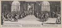 KG 10675
<br/>
Uitdeling van beloning ("Grote oorlogsellende")
<br/>
<em>Callot, Jacques (1592 - 1635)</em>